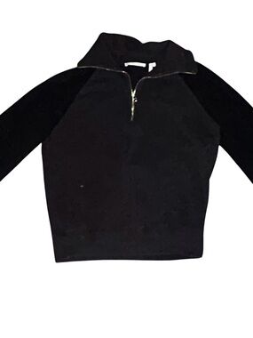 Helmut Lang Black Sweater Combo Zip Sweatshirt Size XS